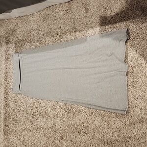 Grey maxi skirt with 2 side slits